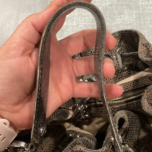 Tory Burch Natalya Python hobo - Picture 8 of 17
